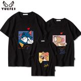 Áo Gia Đình Familylove - Mẫu Áo Đồng Phục Gia Đình Họa Tiết Tom And Jerry Đáng Yêu  Chất Liệu Cotton 100% Co Giãn