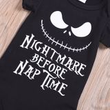 Bodysuite cho bé, áo liền quần trẻ sơ sinh  Mẫu Nightmare  Hàng thương hiệu - Cotton 100% - Mát, An toàn cho bé