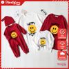 Áo Sweater nỉ gia đình cao cấp Familylove – Set họa tiết Mặc cười Smile Happy Without You dễ thương