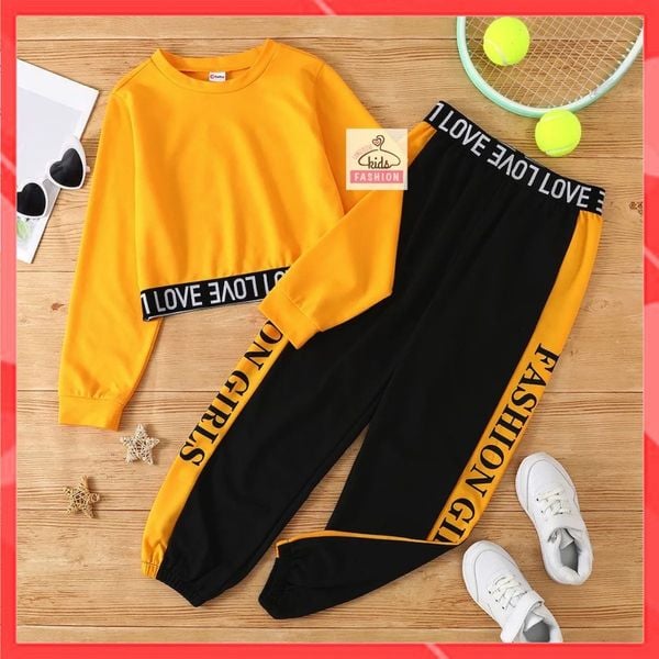 Bộ quần áo bé gái Thu đông Familylove Kids - Set quần áo bé gái FASHION GIRL dễ thương, size từ 10-55kg