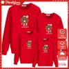 Áo Sweater Gia đình FamilyLove Cotton Nỉ da cá (Hình thật chất áo + Logo Thương hiệu) Chú Gấu Merry Chrismast