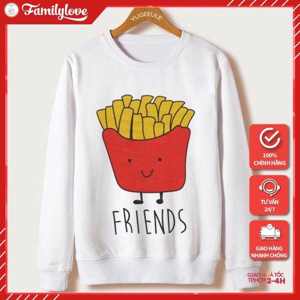 Áo thời trang nữ Sắc Thu đông hoạ FRIENDS - Thời trang Familylove   Hàng chuẩn thương hiệu