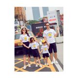 Áo gia đình - Đồng phục gia đình đẹp  (Có hình thật + Logo thương hiệu)  BE HAPPY GOOD