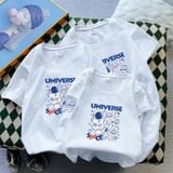 Áo gia đình Familylove - đồ gia đình họa tiết phi hành gia Universe Space chất liệu cotton 100%