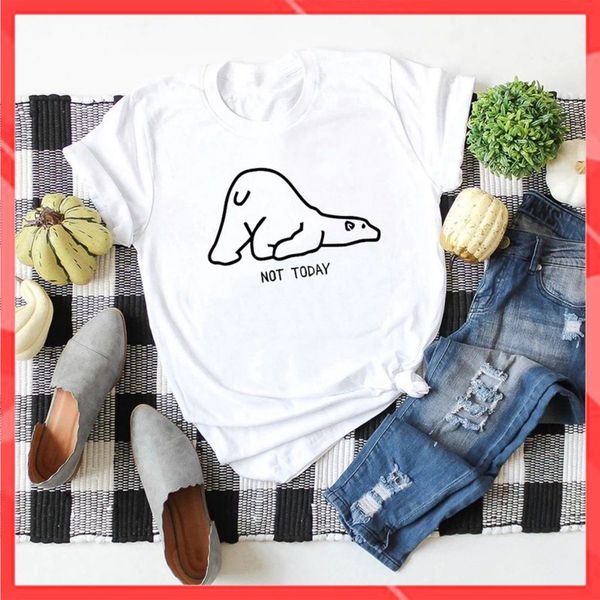 Áo thun phông nam nữ form rộng Familylove - Mẫu áo Unisex Không phải Hôm nay - Not Today chất Cotton 100% cao cấp