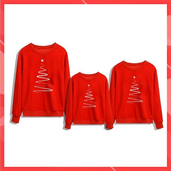 Áo Hoodie Gia Đình Familylove - Áo Hoodie Nét Vẽ Cây Thông Noel Đẹp Chất Liệu Nỉ Da Cá Cao Cấp