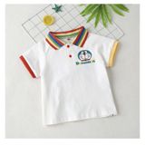 Áo cổ trụ cho bé mẫu Doreamon đẹp - Đủ Size từ 9-45kg. Chuẩn shop - Logo thương hiệu - Chất Da cá Cotton 100%