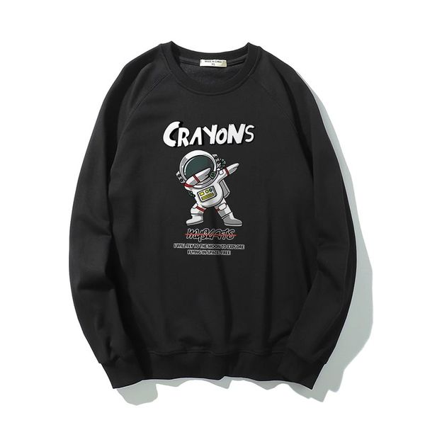 Áo hoodie nỉ cho nam form rộng Familylove – Áo mùa đông nam nữ Crayons Just do it Later