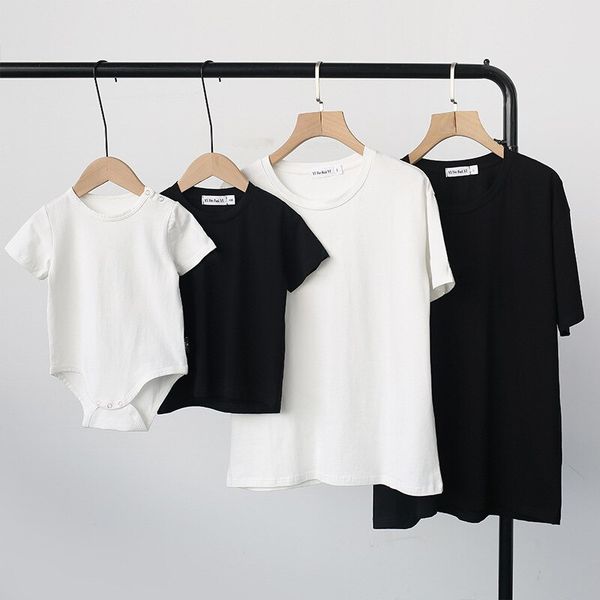 Áo gia đình Familylove - đồ gia đình họa tiết basic chất liệu cotton 100% co giãn cao cấp