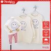 Áo Sweater Gia Đình Familylove - Mẫu Áo Gia Đình Sweater Dài Tay Mặc Cười Hello Chất Nỉ Da Cá Cotton 100%