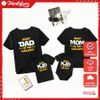 Áo gia đình Familylove - Mẫu Áo gia đình Best Dad, Best Mom, Best Kid in the Galaxy