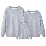 Áo Gia đình Dài Tay Familylove - Mẫu Áo Gia đình Sweater Trơn Dài Tay Chất Nỉ Da Cá Cotton 100%