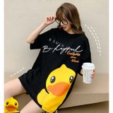 Áo Thun Nữ Tay Lỡ Phông Form Rộng Dáng Unisex - Mẫu Chú Vịt B.ducky