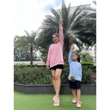 Áo Hoodie Gia Đình Familylove - Áo Gia Đình Hoodie Gia Đình Vịt Donald, Daisy, Little Baby Chất Nỉ Da Cá Cotton 100%