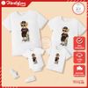 Áo gia đình Familylove - Mẫu Đồng phục gia đình Gấu Skate cực dễ thương chất liệu cotton 100% co giãn