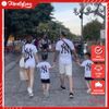 Áo gia đình Familylove - đồ gia đình logo NY hai mặt chất liệu cotton 100% co giãn