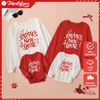 Áo Sweater nỉ gia đình cao cấp Familylove – Set in Happy New Year Graffity
