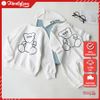 Áo Sweater Gia Đình Familylove- Mẫu Áo Gia Đình Sweater Họa Tiết Chú Gấu Đáng Yêu Yiyang  Chất Nỉ Da Cá Cotton 100%
