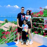 Áo gia đình Familylove - áo váy đầm gia đình LOVE sắc màu chất liệu cotton 100% mềm mịn siêu mát