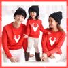 Áo Hoodie Gia Đình Familylove - Áo Hoodie Hình sưng Hưu mặc Noel Thương Chất Liệu Nỉ Da Cá Cao Cấp