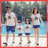 Đồng phục đi biển Familylove - Quần áo đồng phục đi biển mẫu PLAY Sắc màu