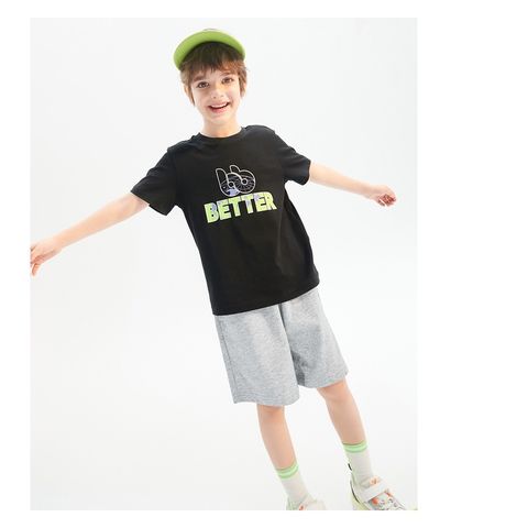 Áo thun bé trai Familylove - Áo phông bé trai họa tiết BB Better chất liệu cotton 100% co giãn mềm mịn thoáng mát