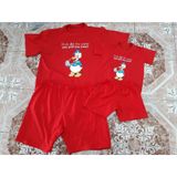 Đồ bộ mẹ và bé Vịt Donald - Thời trang Đồ đôi Familylove - Hàng chuẩn thương hiệu - Bộ bao gồm cả Quần và Áo