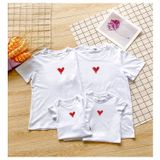 Áo gia đình Familylove - Mẫu Áo gia đình nét Vẽ icon trái Tim