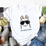 Áo thun phông nam nữ form rộng Familylove - Mẫu áo Unisex Cô CỪU tóc dài đeo kính dễ thương chất Cotton 100% cao cấp