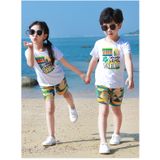 Đồng phục đi biển Familylove - Bộ Quần Áo đồng phục gia đình đi biển mẫu Shark Sound Level Sure Out