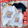 Áo gia đình Familylove - Mẫu Áo Đồng phục gia đình Họa Tiết Động Vật Đáng Yêu Animal  chất liệu cotton 100% co giãn