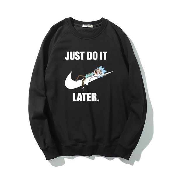 Áo hoodie nỉ cho nam form rộng Familylove – Áo mùa đông Nam nữ Thông điệp Just Do It Later - Let free