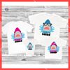 Áo gia đình Familylove - Mẫu Áo gia đình Mommy Shark, Daddy Shark, Sister Shark, Brother Shark