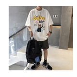 Áo thun phông nam form rộng Familylove - Mẫu áo thun nam tay lỡ Coffee Life chất Cotton 100% cao cấp