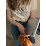 Áo thun nữ áo phông nữ unisex form rộng chất 100% cotton mềm mịn thấm hút hồ hôi Familylove - Hinton&Hinton
