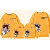Áo Sweater Gia Đình Familylove - Mẫu Áo Gia Đình Hình Chibi Đáng Yêu Planet Of Dream  Chất Nỉ Da Cá Cotton 100%