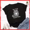 Áo thun phông nam nữ form rộng Familylove - Mẫu áo Unisex I'm not fat I'm just fluffy chất Cotton 100% cao cấp
