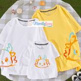 Áo gia đình Familylove - Set áo gia đình họa tiết Rồng đáng yêu Lucky chất liệu cotton 100% cao cấp