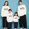 Áo sweater gia đình Familylove - Áo Sweater in chữ LOVE chất liệu nỉ da cá cao cấp