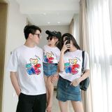 Áo thun cotton gia đình Familylove – Set Họa tiết chú Gấu + chữ DREAM