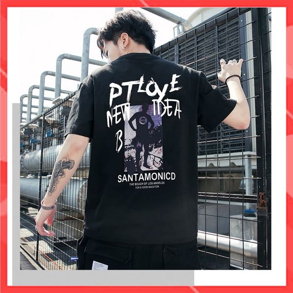 Áo thun phông nam form rộng Familylove - Mẫu áo thun nam tay lỡ PTLOVE chất Cotton 100% cao cấp