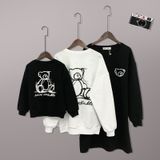 Áo Sweater Gia Đình Familylove - Áo Sweater thu đông gia đình họa tiết gấu Sevi inneffable Chất Liệu Nỉ Da Cá Cao Cấp