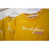 Áo gia đình Familylove - Đồng phục gia đình chất liệu cotton 100% siêu mềm mịn in chữ Familylove