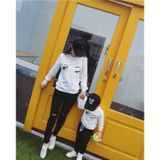 Áo gia đình Sweater FamilyLove - Mẫu gia đình thu đông họa tiết đôi mắt Chất Nỉ Da Cá 100
