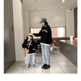 Áo Sweater Gia đình Familylove - Mẫu Áo Gia đình Sweater In Chữ KXLFCHN Xinh Xắn Ấm Áp  Chất Nỉ Da Cá Cotton 100%