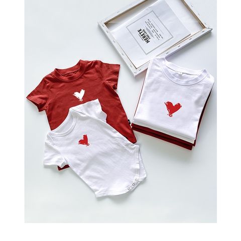 Áo gia đình Familylove - Mẫu Áo gia đình nét Vẽ icon trái Tim