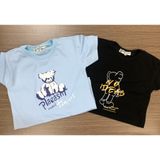 Áo thun bé gái Cotton 100%  Size từ 9-40kg. Chuẩn shop - Logo thương hiệu  Họa tiết hình Gấu