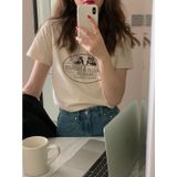 Áo thun nữ áo phông nữ unisex form rộng chất 100% cotton mềm mịn thấm hút hồ hôi Familylove - Hinton&Hinton