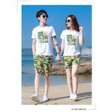 Đồng phục đi biển Familylove - Bộ Quần Áo đồng phục gia đình đi biển mẫu Shark Sound Level Sure Out