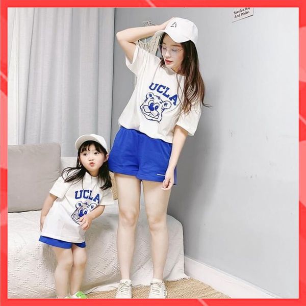 Bộ đồ đôi Mẹ Và  - Đồng phục gia đình Familylove  (Có hình+video + Logo thương hiệu)  Sư tủ UCLA